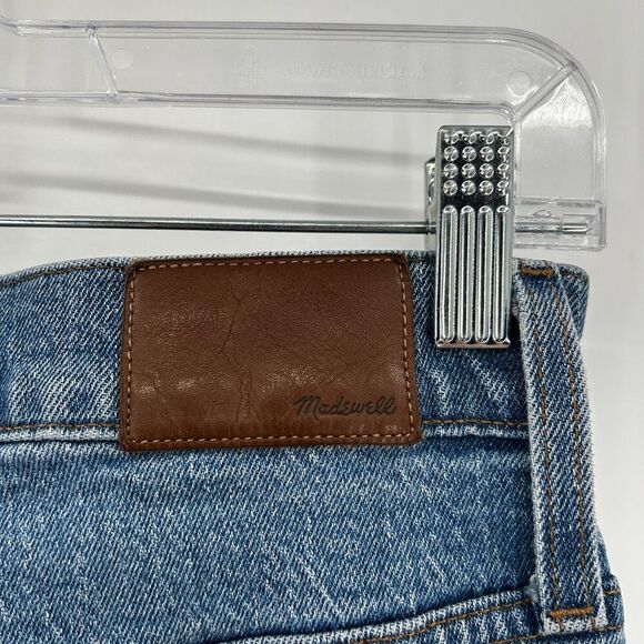 MADEWELL The Perfect Vintage Jeans Raw Hem High Rise Rigid Denim Size 26 Petite - Picture 9 of 12